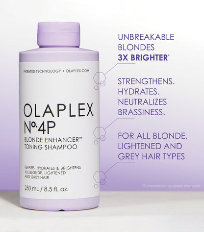 Olaplex No.4P Blonde Enhancing Toning Shampoo - HairCareKey