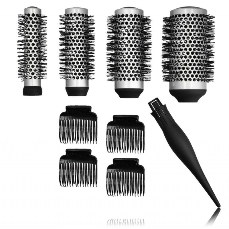 Simple Care styling brush with removable compartment tip, ø 25 mm ø 32 mm ø 43mm ø 53 mm - HairCareKey